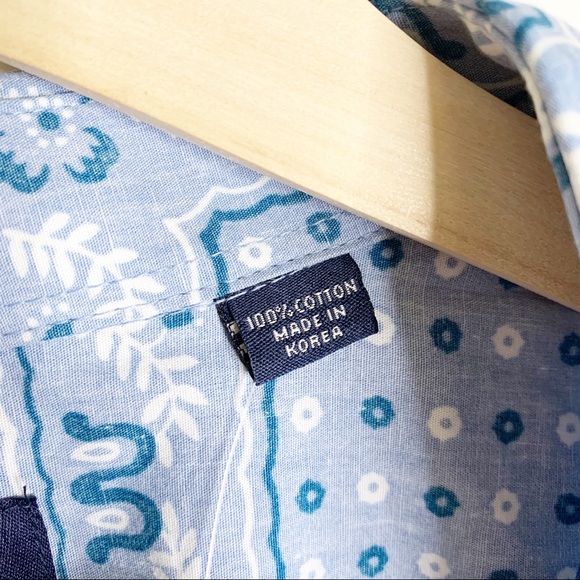 Reyn Spooner Denim Lahaina Button Up Shirt - Picture 5 of 6